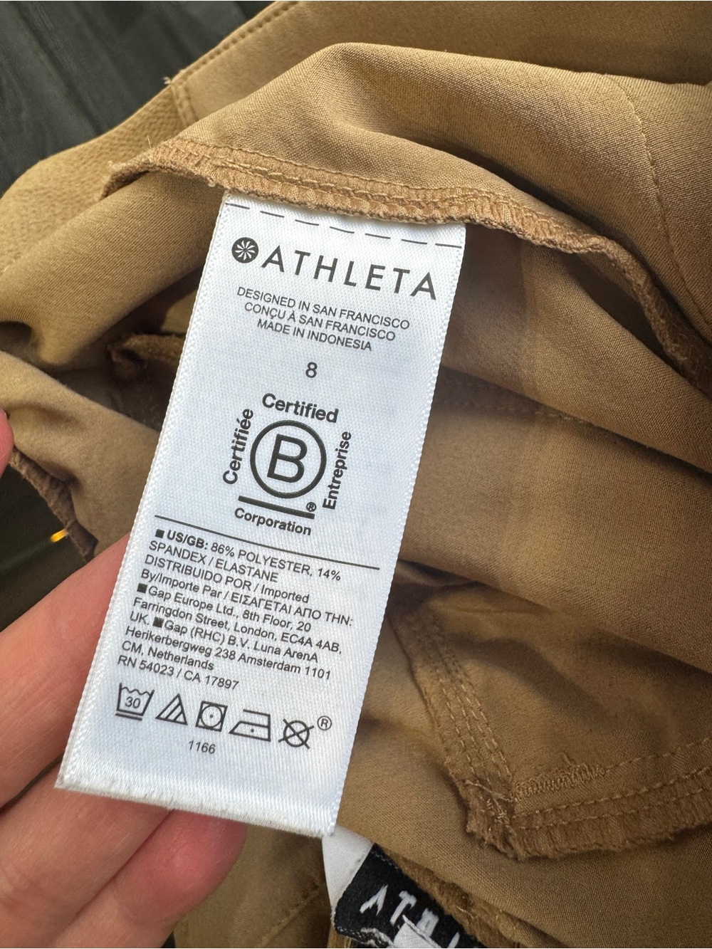 Athleta Beige Wide-Leg Pleated Pants - Picture 7 of 16